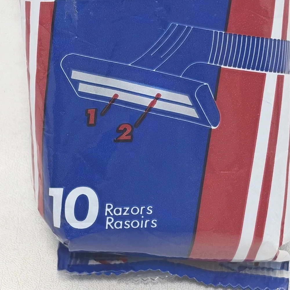 Gillette Good News Men's Disposable Razors 2-Blade Face Razor 10 Pack Vintage